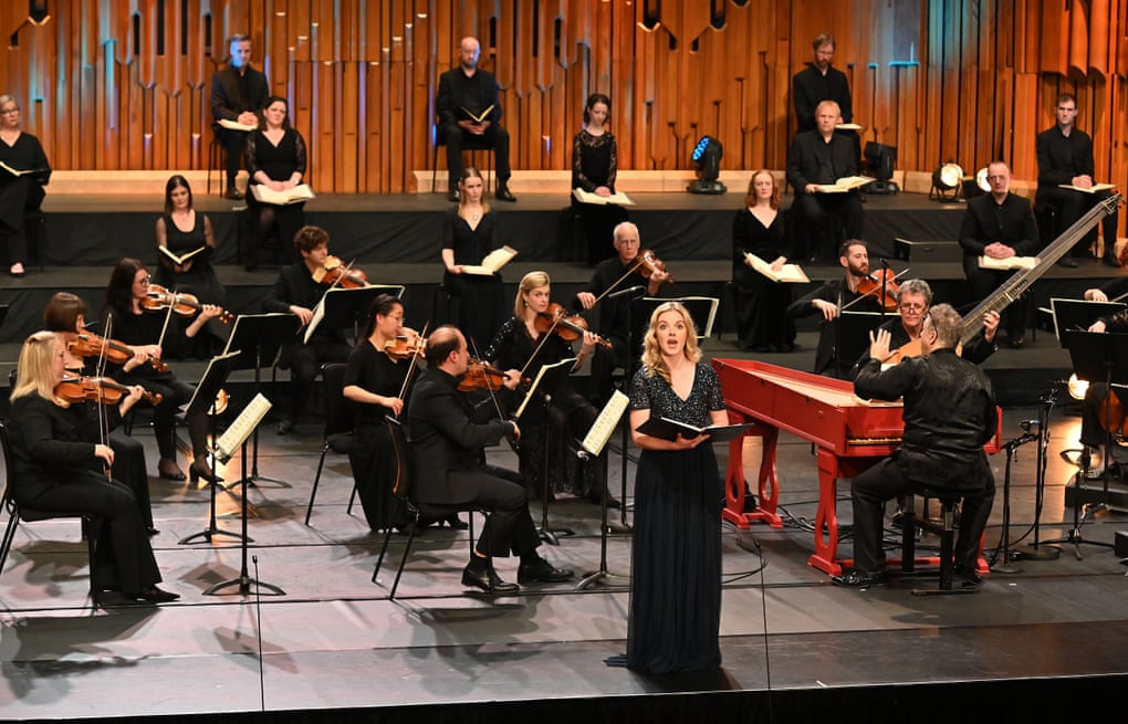 Soloist Rowan Pierce with The Academy of Ancient Music and conductor Richard Egarr.